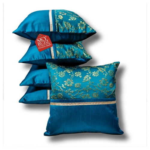 Brocade lace cushion cover