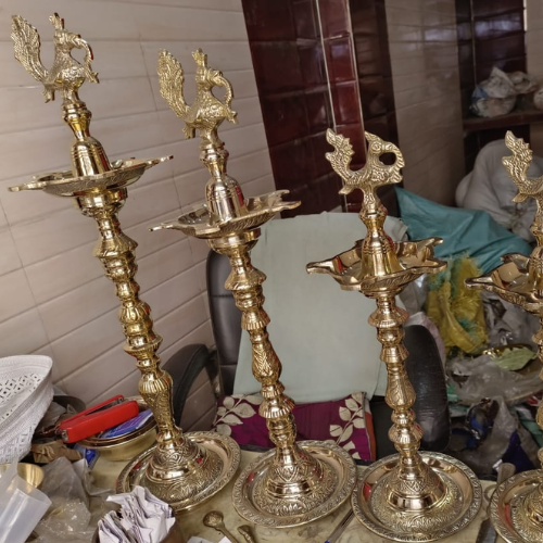 Brass pooja items