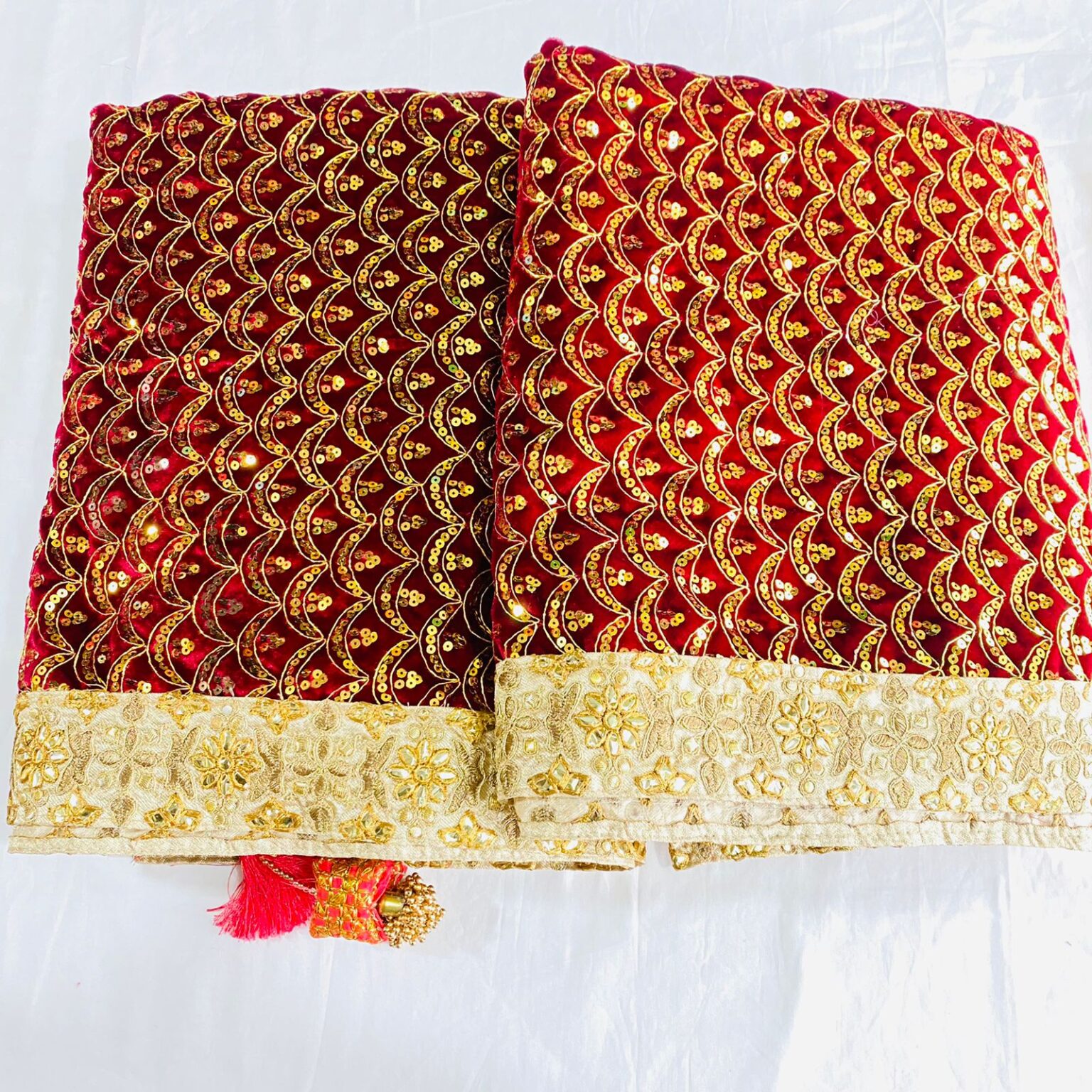 sai baba red dress