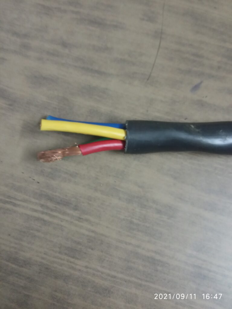 3-core x 2.5 sq mm unarmoured contr..