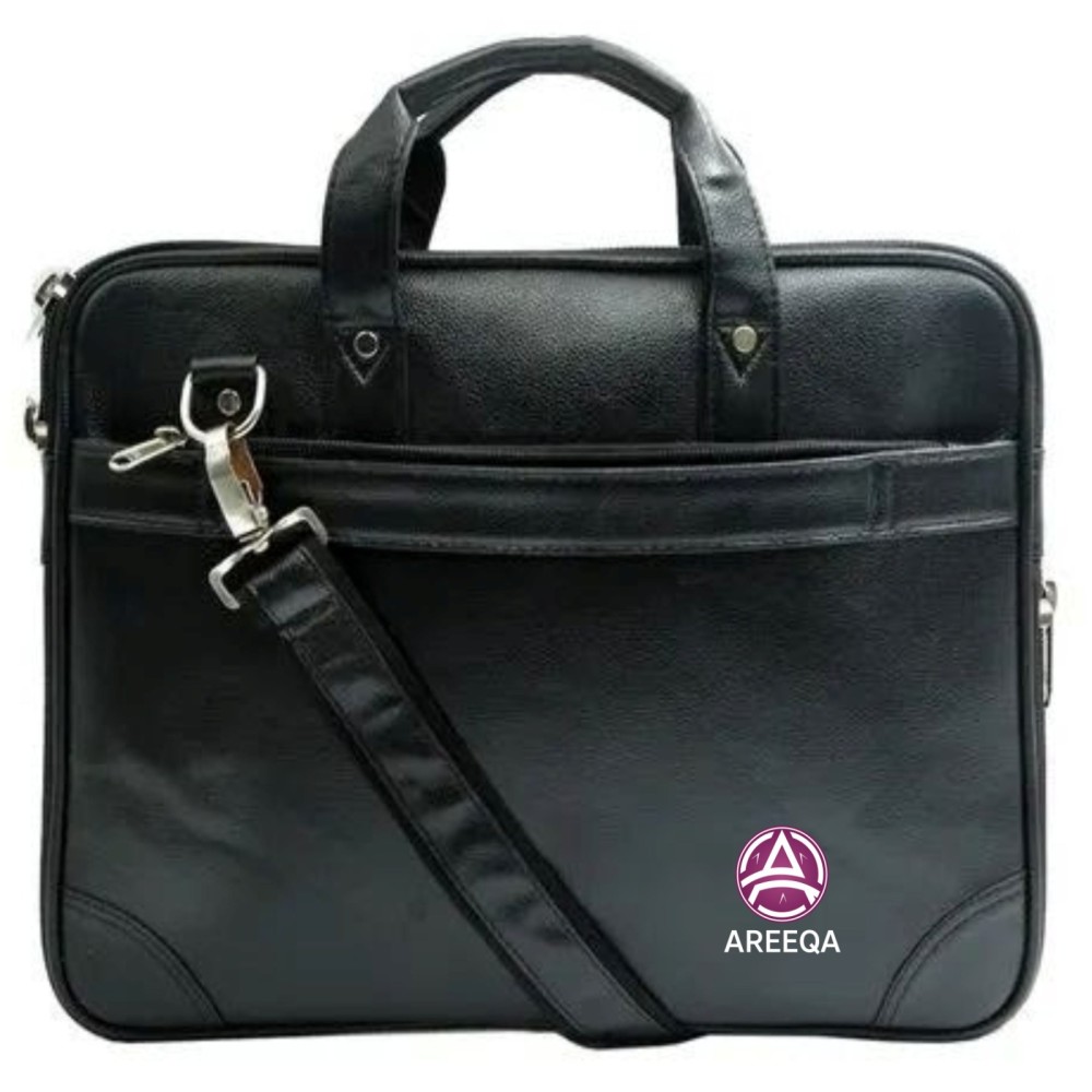 Leather Black Office Bag