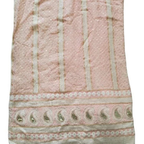 Lucknowi Work Cotton Fabric