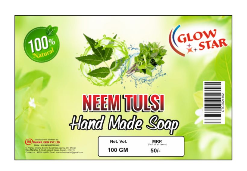 Hand made Neem Tulsi soap