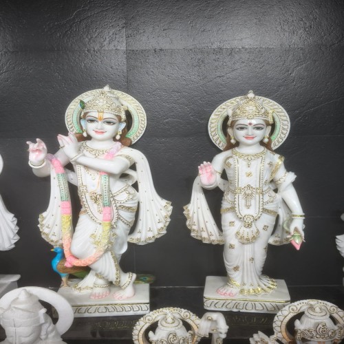 Radha Krishana Marble statue 2