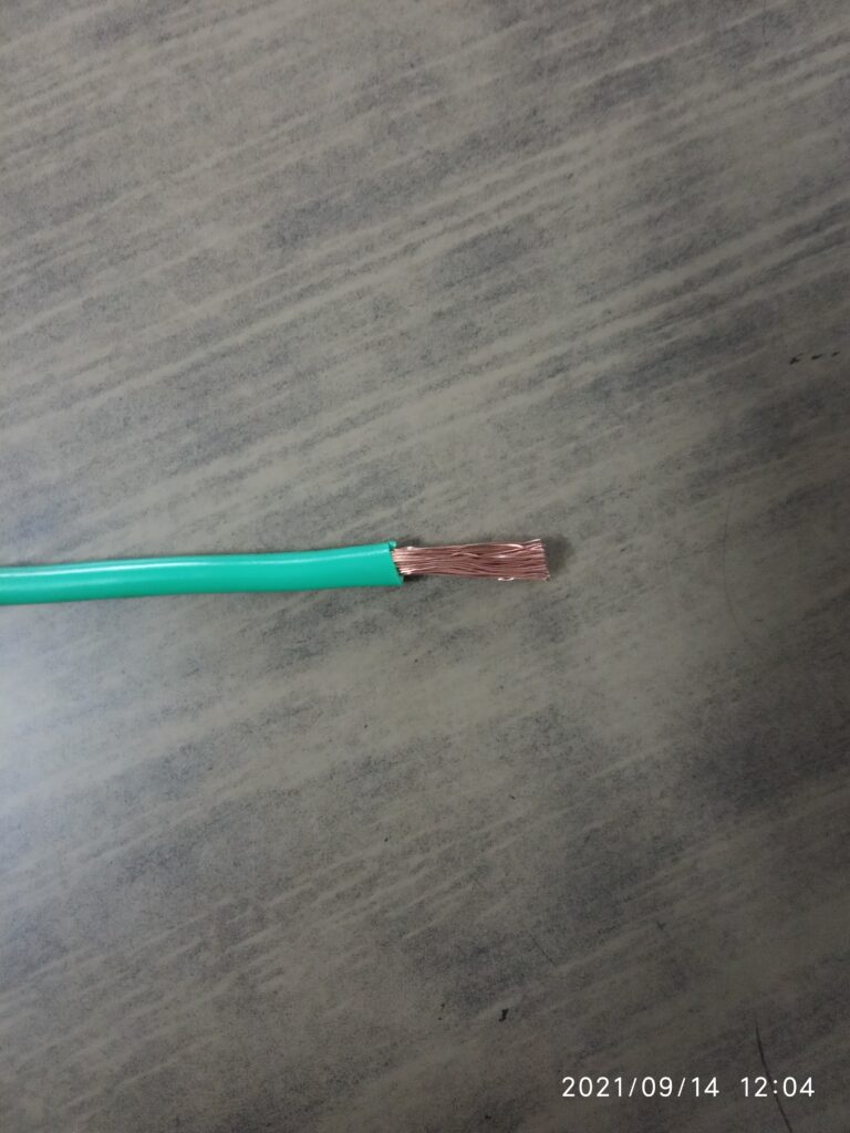Single core 2.5 sq mm PVC insulated..