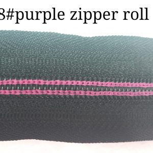 8 Purple Zipper Roll